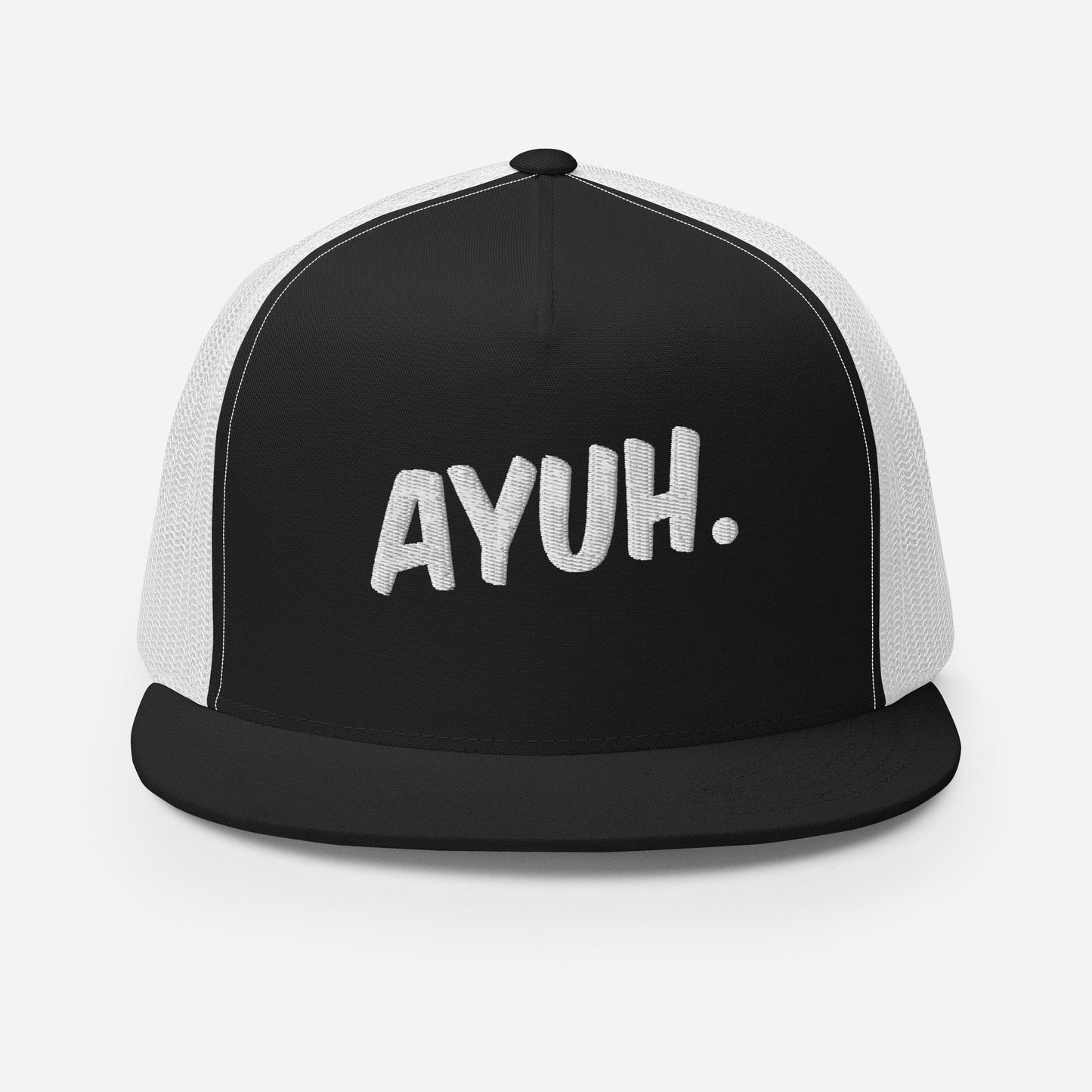Ayuh Trucker Hat - Funny Maine Baseball Cap