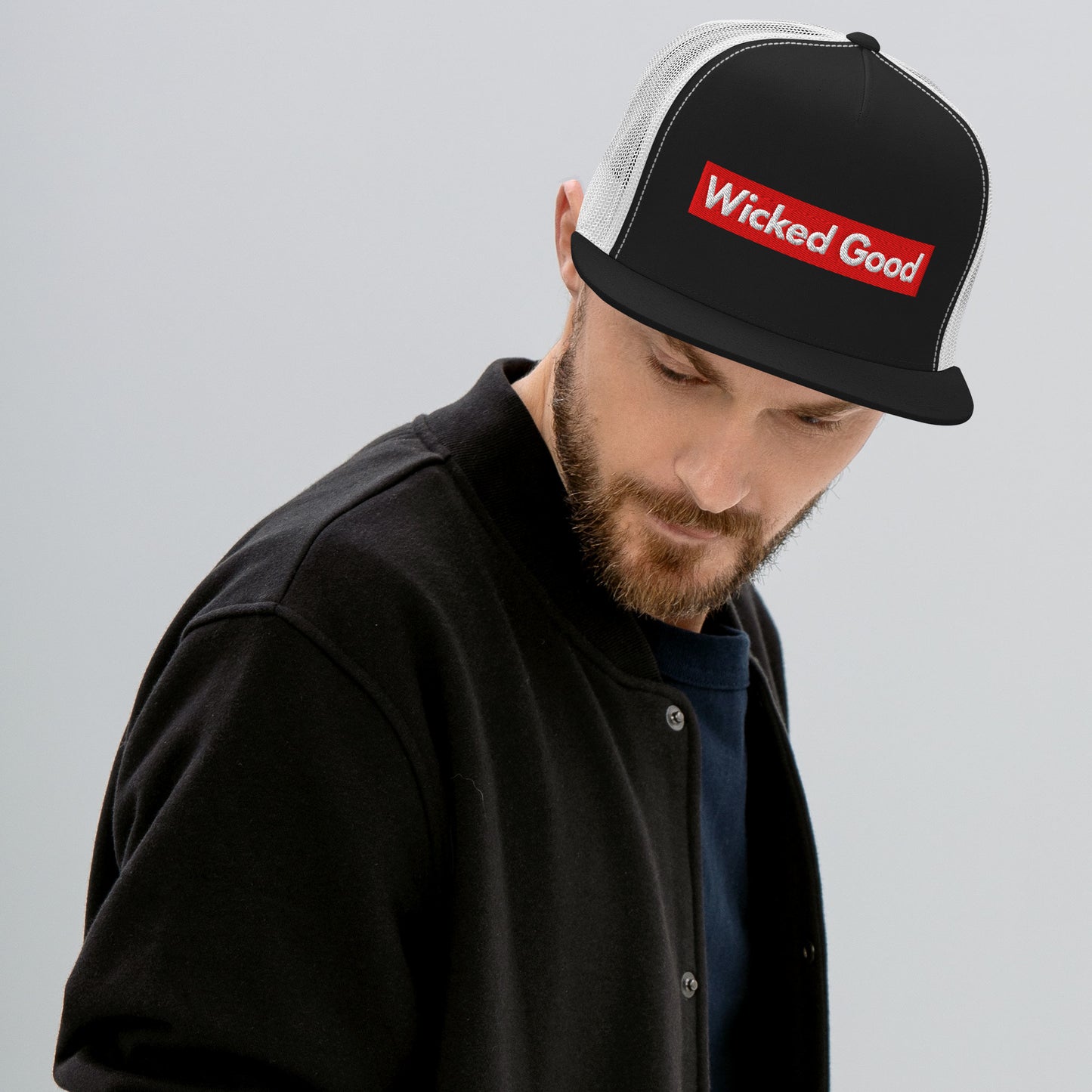 Wicked Good Trucker Hat - Funny Maine Baseball Cap