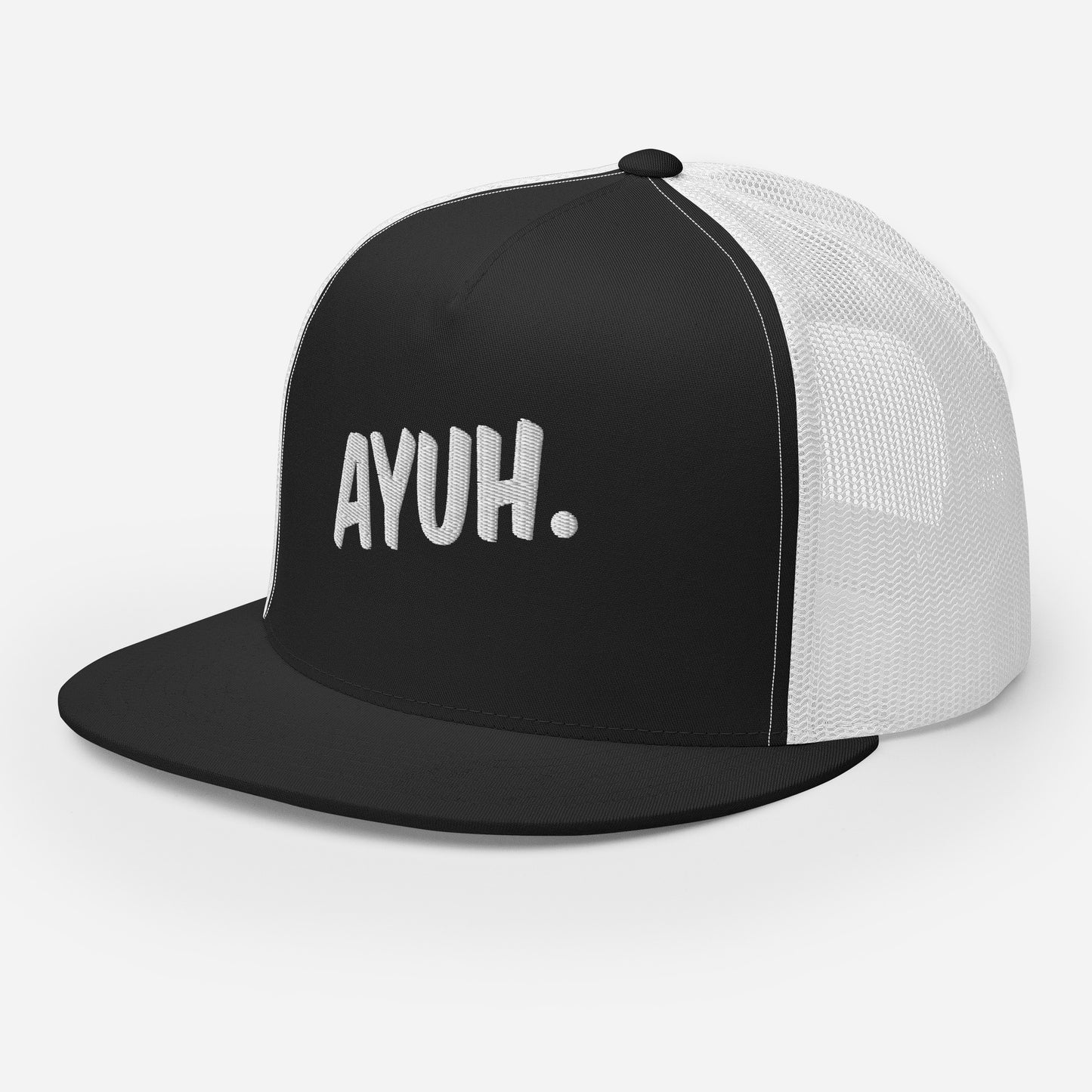 Ayuh Trucker Hat - Funny Maine Baseball Cap