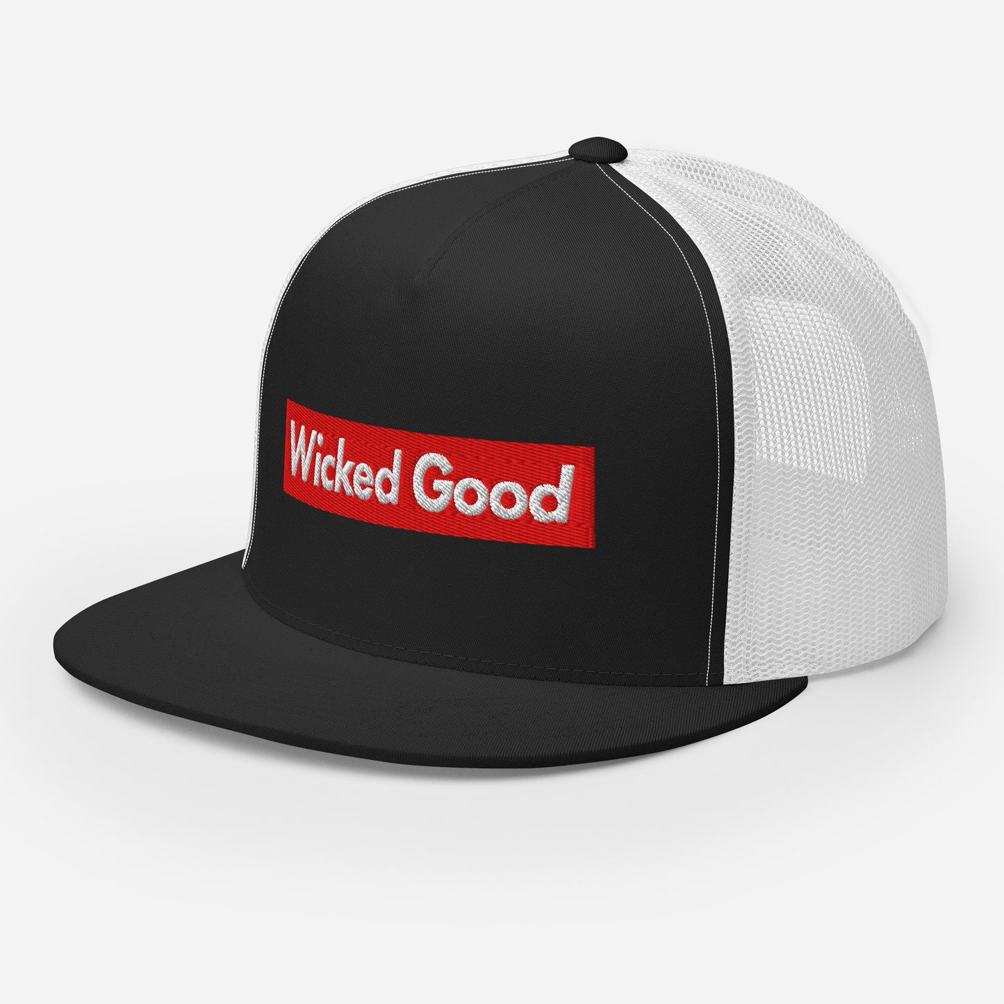 Wicked Good Trucker Hat - Funny Maine Baseball Cap