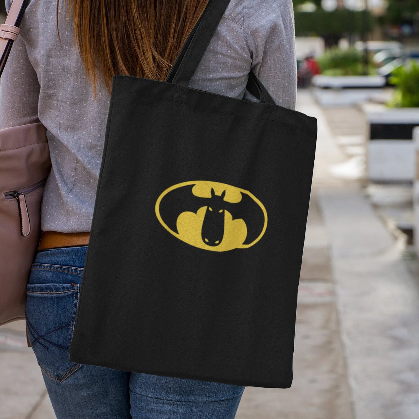 Batmoose Tote Bag - Funny Moose Gift Bag