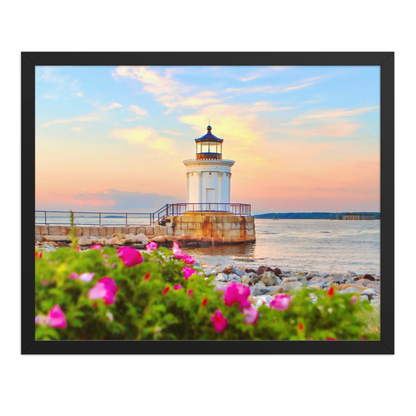 Sea Roses at Bug Light Photo