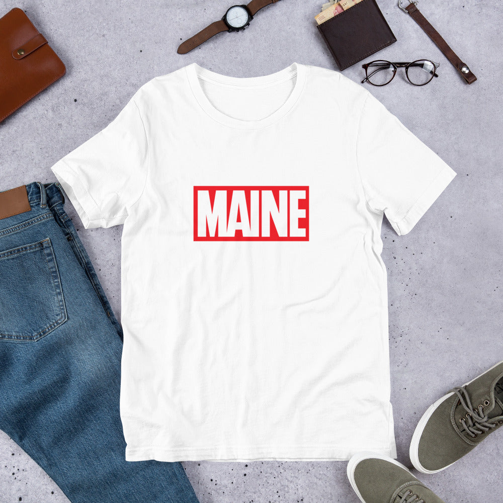 Maine Comics Shirt - Nerdy Mainer T-Shirt