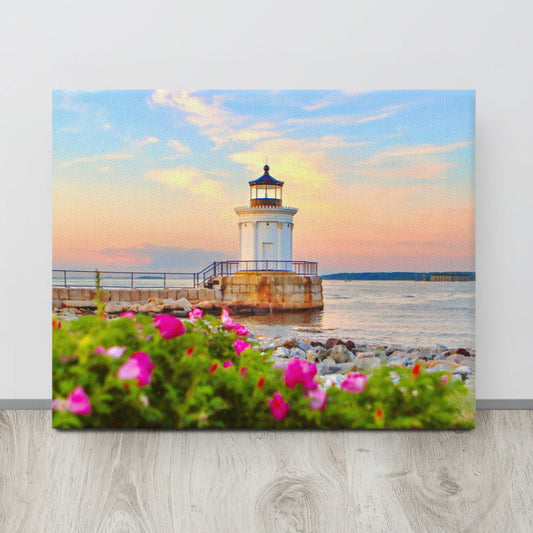 Sea Roses at Bug Light Photo