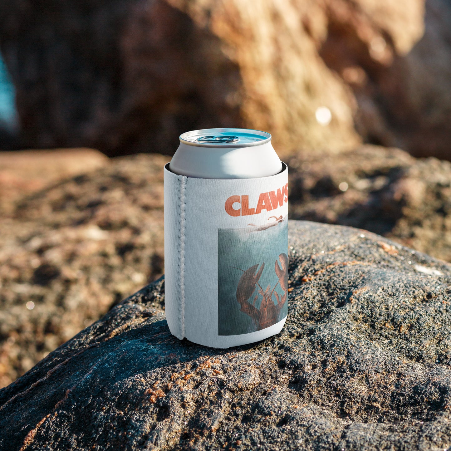 Claws Can Cooler - Funny Movie Poster Soda Can Koozie