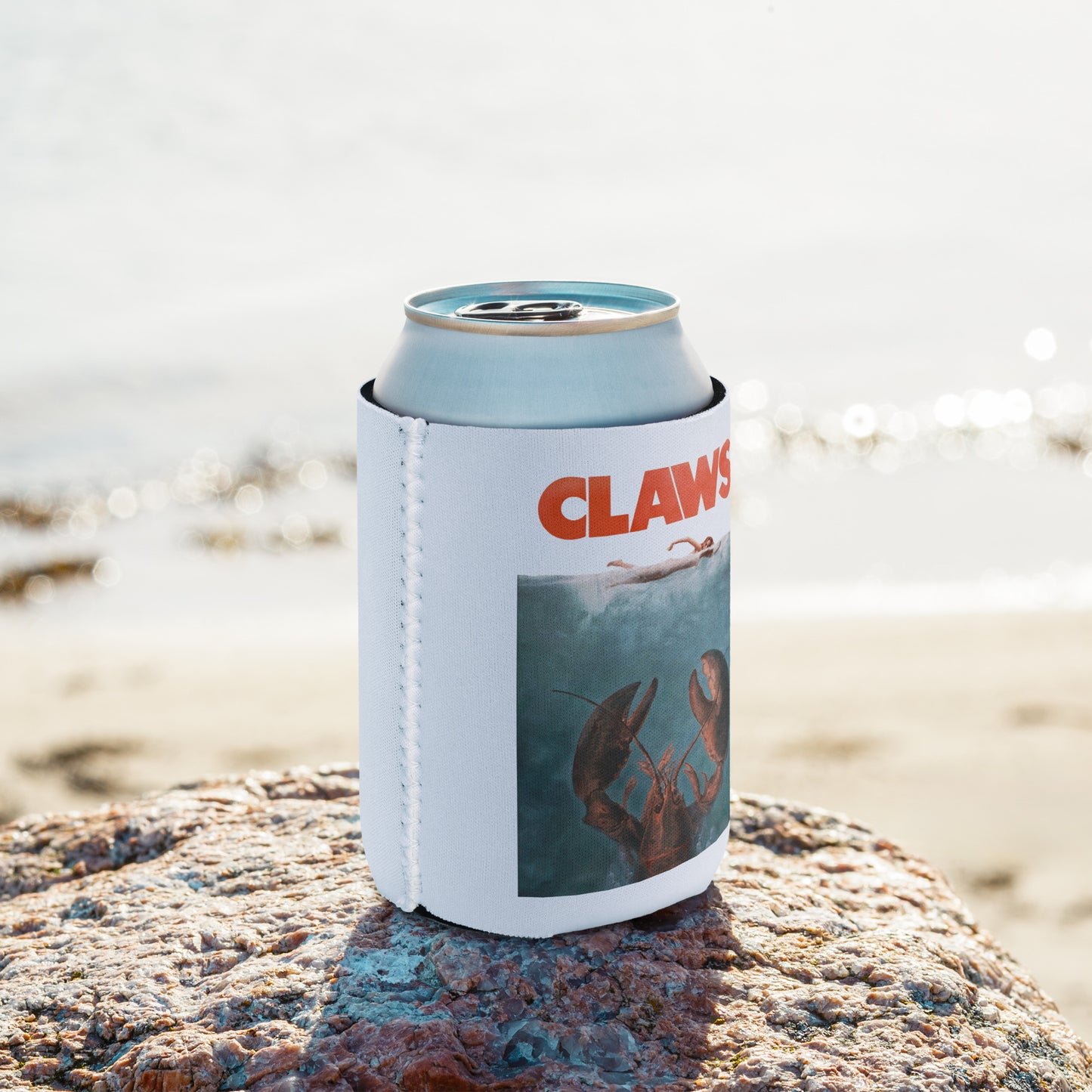 Claws Can Cooler - Funny Movie Poster Soda Can Koozie