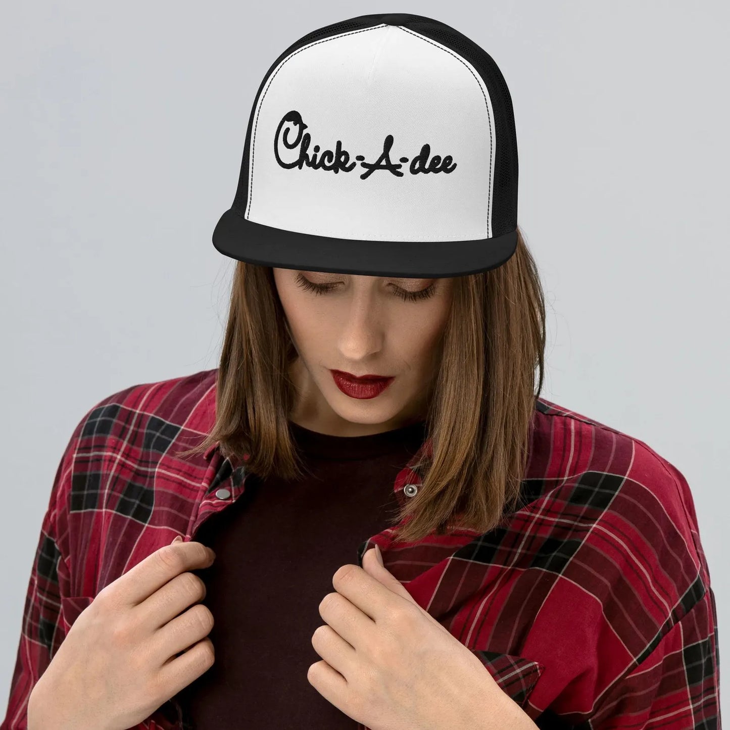 Chick-A-dee Trucker Hat - Funny Chickadee Baseball Cap
