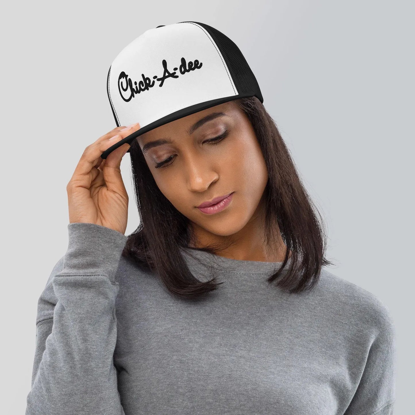 Chick-A-dee Trucker Hat - Funny Chickadee Baseball Cap