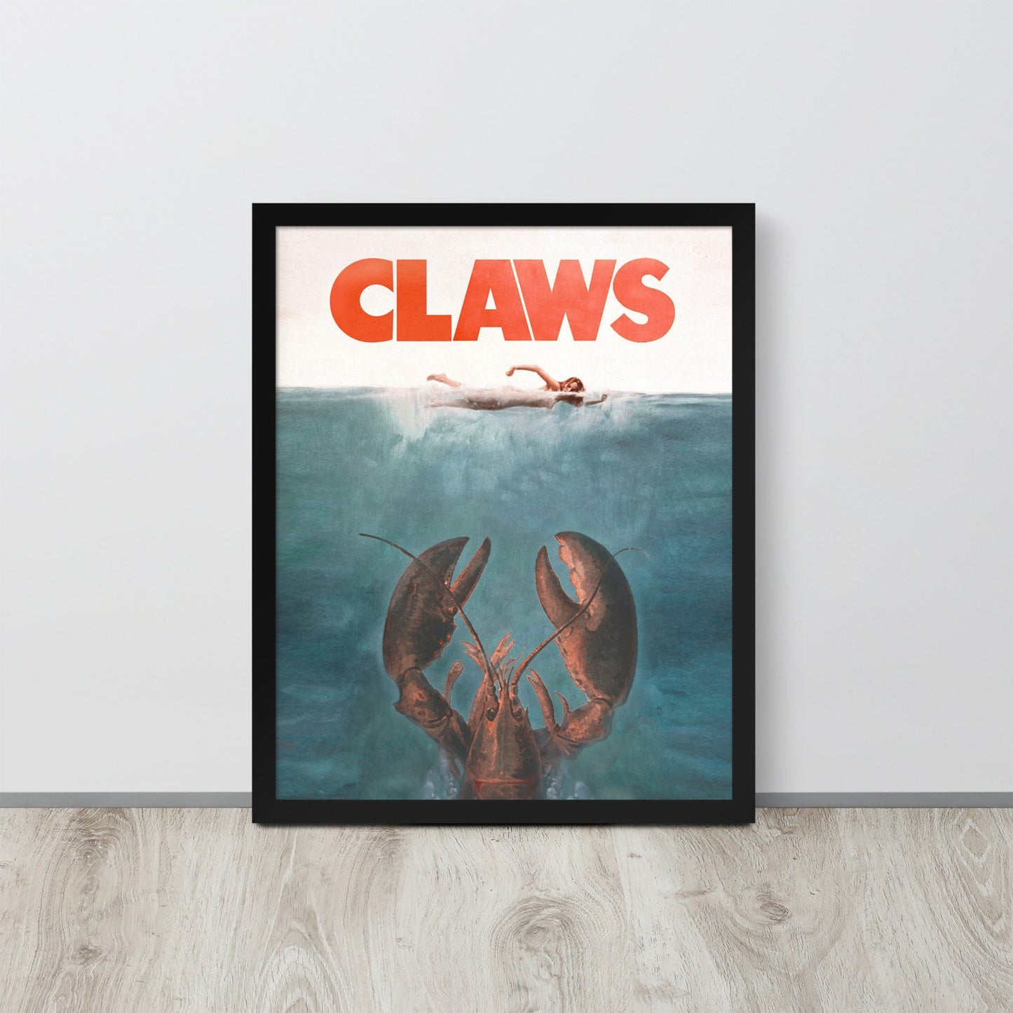 Claws Movie Poster - Funny Maine Lobster Art Print