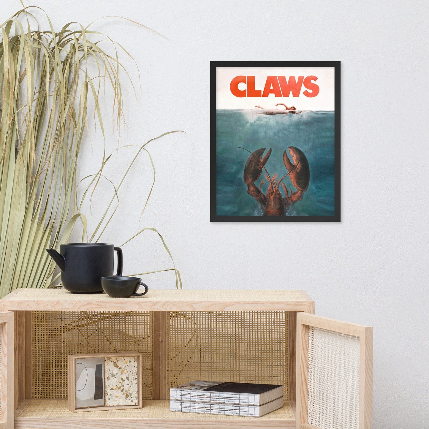 Claws Movie Poster - Funny Maine Lobster Art Print