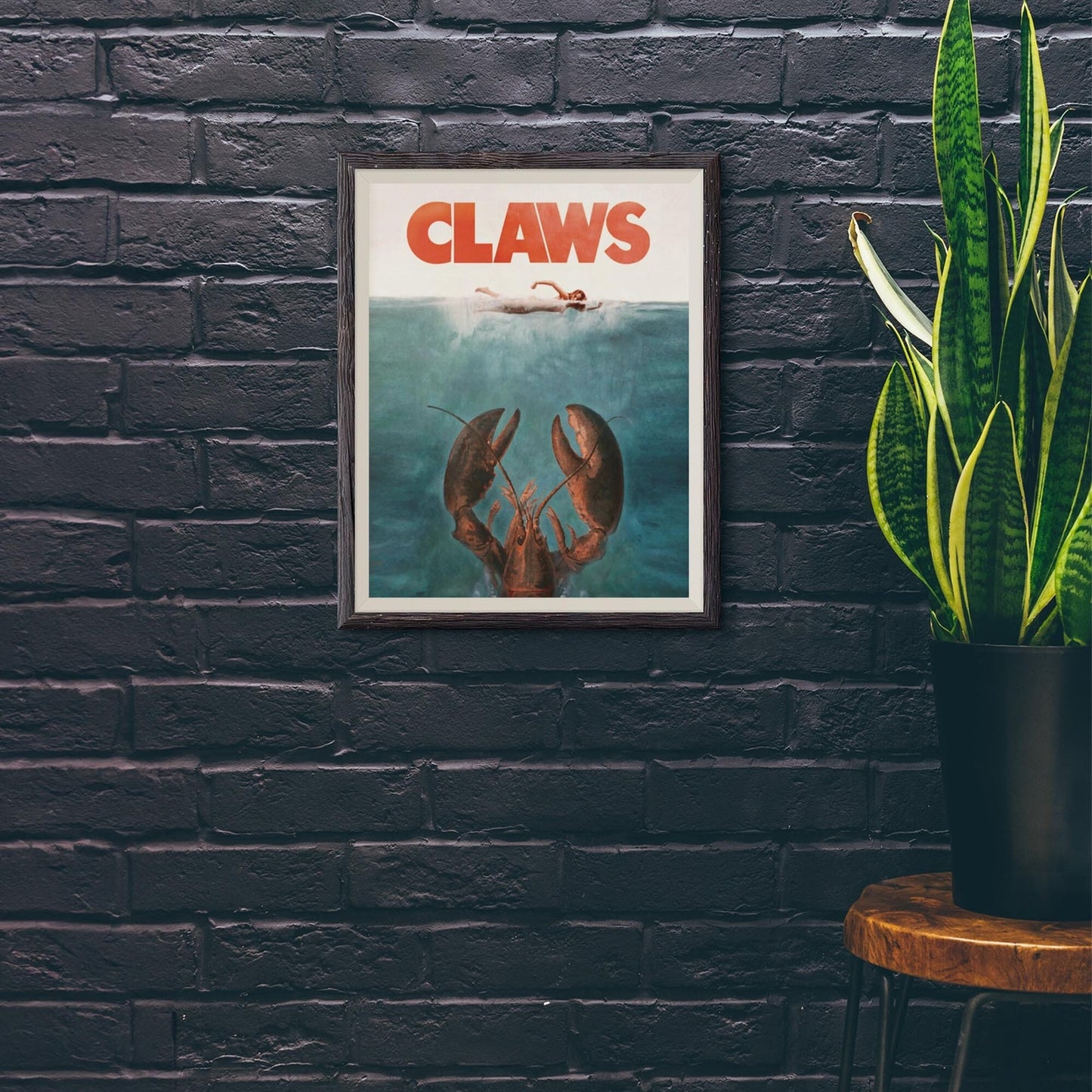 Claws Movie Poster - Funny Maine Lobster Art Print