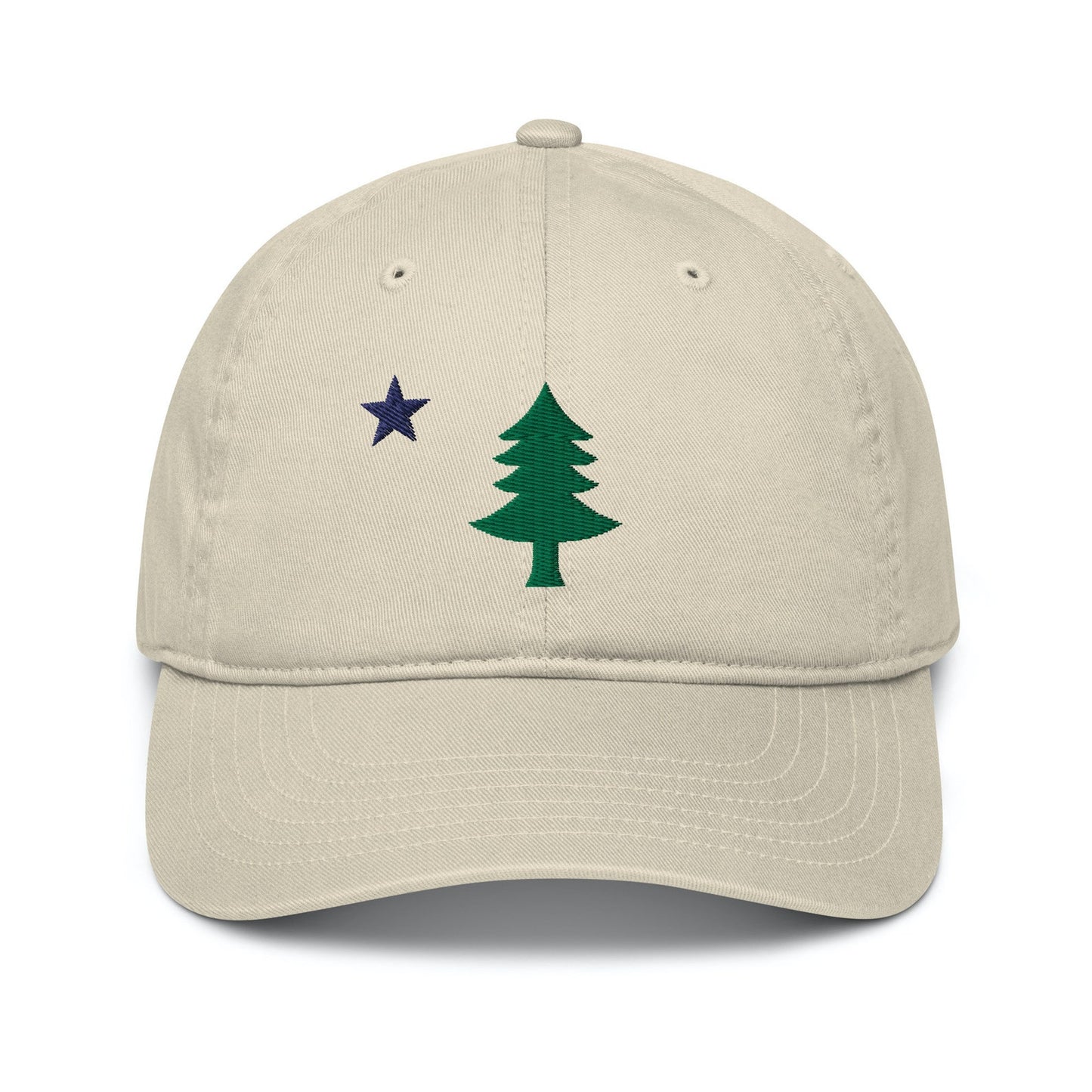 Maine Flag Dad Hat - Vintage Pine Tree Flag Baseball Cap