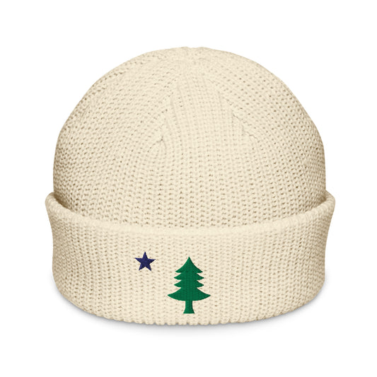 Maine Flag Fisherman Beanie