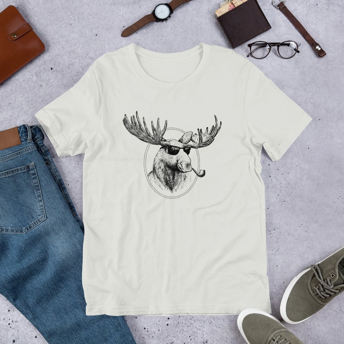 Joe Moose Shirt - Funny Weird Moose T-shirt