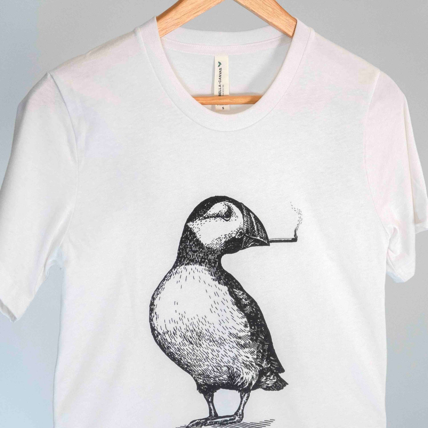 Puffin’ Puffin Eco-Tee - Sustainable Clothing - Funny Puffin Shirt - Organic and Recycled T-shirt - 420 Apparel - Maine Gift and Souvenir